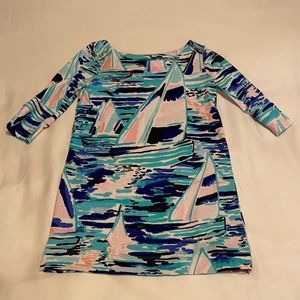 Lilly Pulitzer sailboat print dress. Size 2-3.